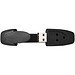 Bracelet USB-Stick, schwarz, 4GB