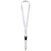 Bucks Sublimation Lanyard mit Schnappverschluss, schwarz, 25mm