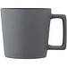 Cali 370 ml Keramiktasse mit matter Oberfläche, schwarz