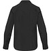 Carnelian 133 g/m² Popeline Bluse, schwarz, L