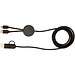 Citala 150 cm 5-in-1 Kabel aus recyceltem Kunststoff für Datenübertragung und 27W Schnellladung, schwarz