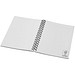 Desk-Mate® A6 farbiges recyceltes Notizbuch mit Spiralbindung, dunkelblau