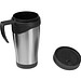 Doppelwandiger Thermobecher aus Edelstahl, 400 ml, grau Doppelwandiger Thermobecher aus Edelstahl, 400 ml, grau
