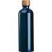 Edelstahltrinkflasche mit Karabiner, 750ml, dunkelblau