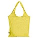 Faltbare Einkaufstasche aus Baumwolle, gelb