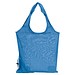 Faltbare Einkaufstasche aus Baumwolle, hellblau