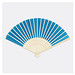 Faltbarer Fächer BAMBOO COOL,hellblau