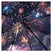 FARE® AC-Stockschirm Nature, schwarz/Feuerwerk-Design