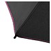 FARE® Automatik Taschenschirm Stylo, schwarz/magenta
