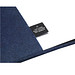 rPET Filz-Notizbuch "Felty" A5, Dunkelblau