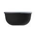 Food-Bowl ToGo, Classic, 1,0 l, schlichtes schwarz/transparent-milchig