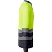 Sicherheits-Langarm-Poloshirt, XL, Grau/Neon-Gelb