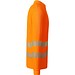 Sicherheits-Langarm-Poloshirt, XL, Neon-Orange