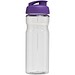 H2O Active® Base 650 ml Sportflasche mit Klappdeckel, transparent/lila