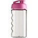 H2O Active® Bop 500 ml Sportflasche mit Klappdeckel, transparent/rosa