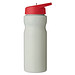 H2O Active® Eco Base 650 ml Sportflasche mit Ausgussdeckel, elfenbeinweiß/ rot