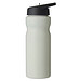 H2O Active® Eco Base 650 ml Sportflasche mit Ausgussdeckel, elfenbeinweiß/ schwarz