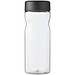H2O Active® Eco Base 650 ml Sportflasche mit Drehdeckel, transparent/schwarz