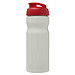 H2O Active® Eco Base 650 ml Sportflasche mit Klappdeckel, elfenbeinweiß/ rot