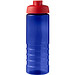 H2O Active® Eco Treble 750 ml Sportflasche mit Stülpdeckel & Trinkklappe, blau, rot