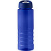 H2O Active® Eco Treble 750 ml Sportflasche mit Stülpdeckel & Trinktülle, blau, blau