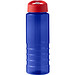 H2O Active® Eco Treble 750 ml Sportflasche mit Stülpdeckel & Trinktülle, blau, rot