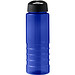 H2O Active® Eco Treble 750 ml Sportflasche mit Stülpdeckel & Trinktülle, blau, schwarz