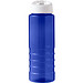 H2O Active® Eco Treble 750 ml Sportflasche mit Stülpdeckel & Trinktülle, blau, weiß