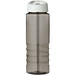 H2O Active® Eco Treble 750 ml Sportflasche mit Stülpdeckel & Trinktülle, kohle, schwarz