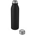 Harper 700 ml Sportflasche aus Edelstahl mit Metallschlaufe, schwarz
