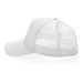 Impact AWARE™ 190gr Brushed rCotton 5 Panel Trucker-Cap, weiß