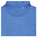 Iqoniq Abisko Zip-Kapuzenpullover aus recycelter Baumwolle, heather blue