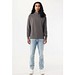 IQONIQ Elgon Quarter-Zip-Sweater aus rec. Baumwolle, anthrazit, S