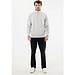 IQONIQ Elgon Quarter-Zip-Sweater aus rec. Baumwolle, light heather grey, M