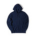 Iqoniq Rila Lightweight Hoodie aus recycelter Baumwolle, navy blau, XXXL