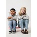 IQONIQ Yengo KidsHoodie mit Seitentaschen aus rec. Baumwolle, light heather grey, 1112