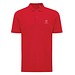Iqoniq Yosemite Piqué-Poloshirt aus recycelter Baumwolle, rot, S