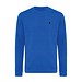 Iqoniq Zion Rundhals-Sweater aus recycelter Baumwolle, Königsblau, XS