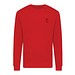 Iqoniq Zion Rundhals-Sweater aus recycelter Baumwolle, rot, XXL
