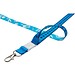 Isla 1-Meter-Lanyard mit Sublimation mit Sicherheitsverschluss, hellblau