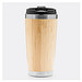 Isolierbecher TAKE BAMBOO,braun, schwarz, silber
