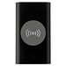 Juice 4000 mAh Typ-C kabellose Powerbank aus recyceltem Aluminium, schwarz