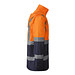 Kombinierter, gesteppter Parka Merak mit High Visibility, L, navy/fluor orange