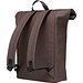 Recycled PU Roll-Top Rucksack Lennon,Braun