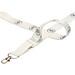 Liv Verstellbares RPET Sublimation Lanyard, weiss