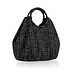 loopbag hobo, bouclé black