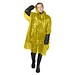 Mayan Regenponcho mit Aufbewahrungstasche aus recyceltem Kunststoff, gelb