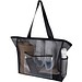 Mesh 23 L Tragetasche aus Recyclingmaterial, schwarz