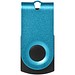 Mini USB-Stick, aquablau, 4GB