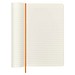 Moleskine 100% VEGEA® Capri Softcover Notizbuch L – liniert, orange